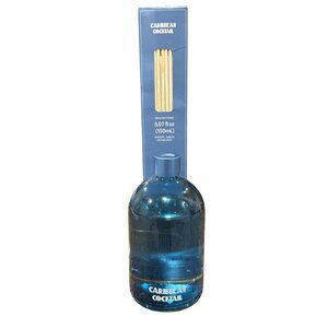 Caribbean Cocktail Reed Diffuser 5.07 Fl Oz / 150ml With 5 Sticks For Home & Off